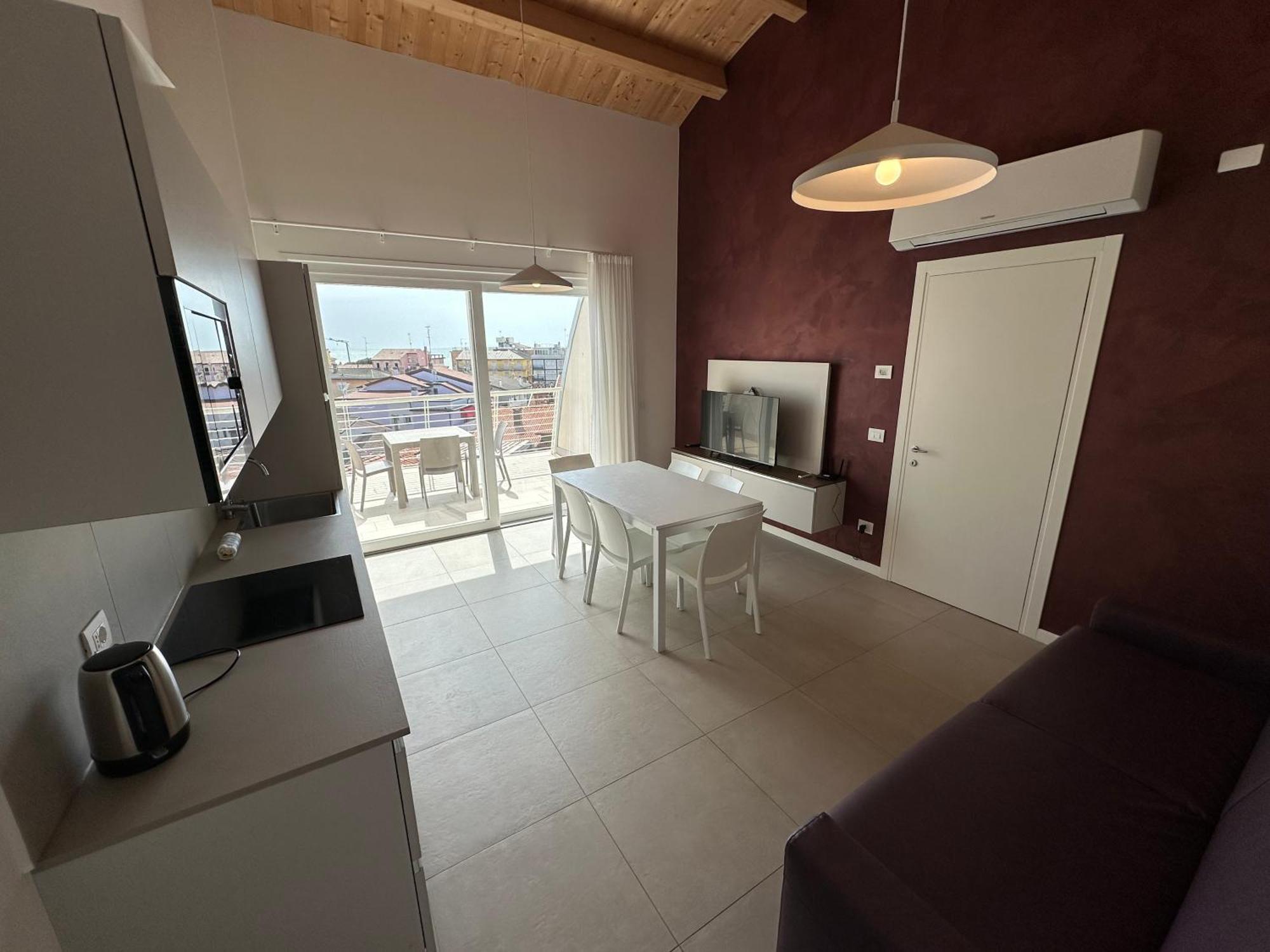 Woody Green Penthouse Sea View - Agenzia Cocal Caorle Exteriör bild